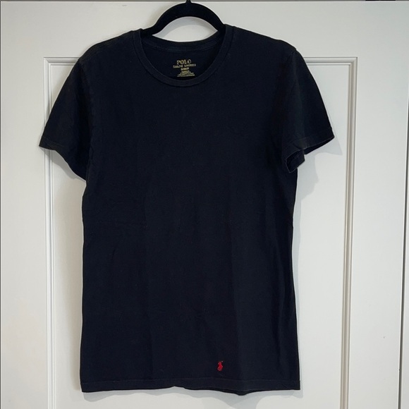 Polo Ralph Lauren Black Tee Shirt Small - Picture 1 of 5